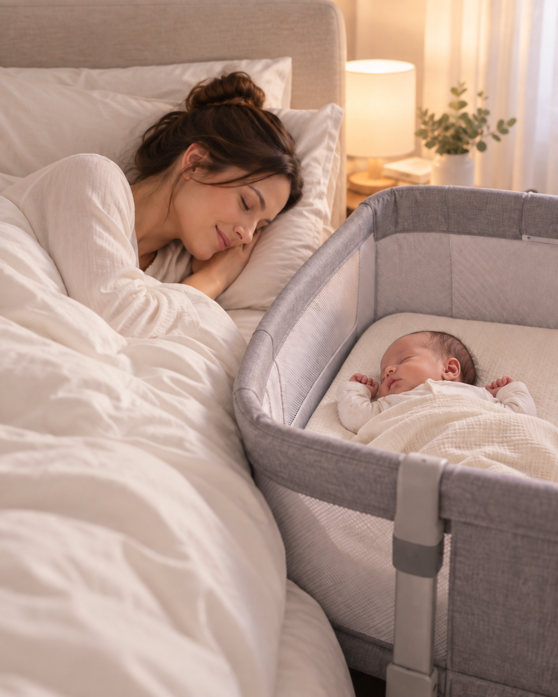 Lit cododo bébé 3-en-1 réglable avec matelas et moustiquaire