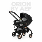 Poussette bébé 3-en-1 premium pliable avec nacelle et siège auto